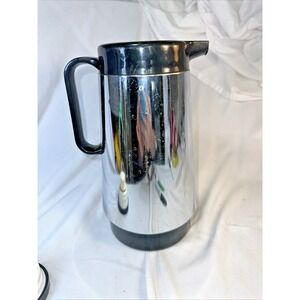 Vintage Takara Vacuum Bottle Thermal Carafe Coffee Pot Server Silver